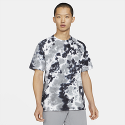 Men's - Nike Wild S/S AOP Dye Tee  - White/Grey