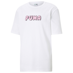 Men's - PUMA Graphic T-Shirt - White/Pink