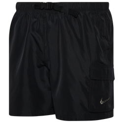 Men's - Nike Cargo 5" Volley Shorts  - Black/White