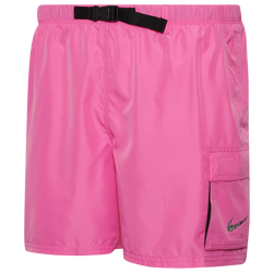 Men's - Nike Cargo 5" Volley Shorts  - Playful Pink/Black