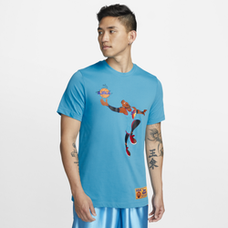 Men's - Nike LeBron Space Jam T-Shirt - Blue/Multi