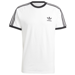 Men's - adidas Originals 3 Stripes T-Shirt  - White/Black