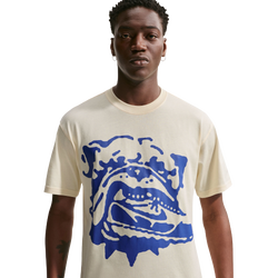 Men's - Nike NSW Shoe Dog T-Shirt  - Beige/Blue