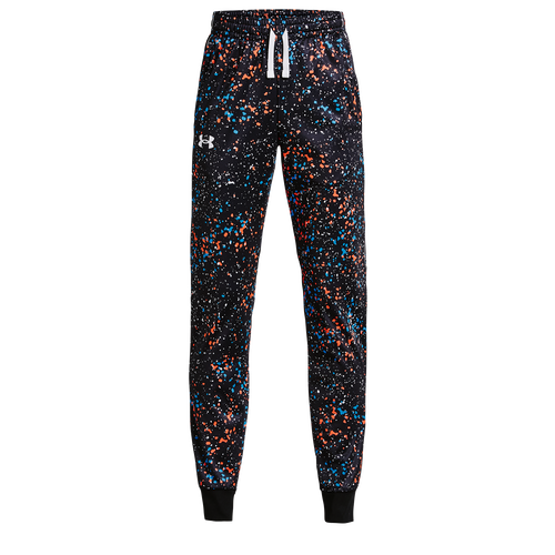 

Boys Under Armour Under Armour Pennant Speckle Track Pants - Boys' Grade School Black/Multi Size L