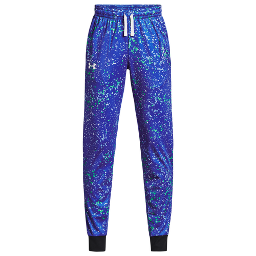 Under Armour Boys   Pennant Speckle Track Pants In Versa Blue/white