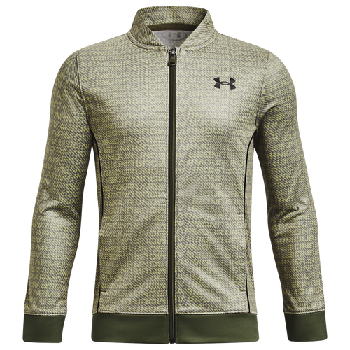 

Boys Under Armour Under Armour Pennant Speckle Track Top - Boys' Grade School Marine Od Green/Black Size S