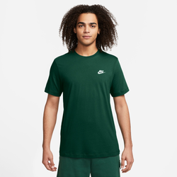 Men's - Nike Club T-Shirt - Green/White