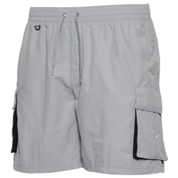 Men's - Nike Voyage Multiple Pocket Shorts  - Wolf Grey/Wolf Grey