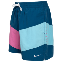 Men's - Nike MLT Logo Vortex 5" Shorts - Blue/Navy/Pink