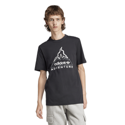 Men's - adidas Originals Adventure Volcano T-Shirt - White/Black