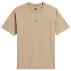 Pour hommes - New Balance T-shirt ton sur ton surdimensionné avec emblème au centre de la poitrine - Havane