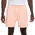Nike Club Flow French Terry Shorts  - Men's Washed Coral/White