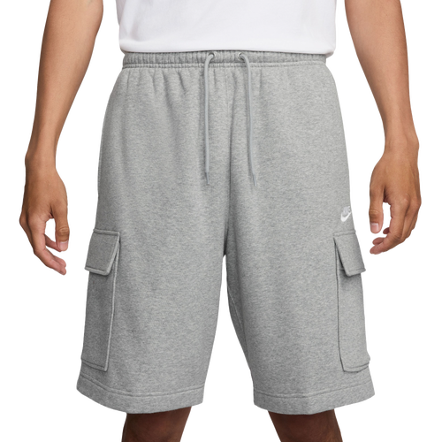 Nike Men's Club Cargo Shorts - Size XL - Dark Gray Heather/White/Light Smoke Gray