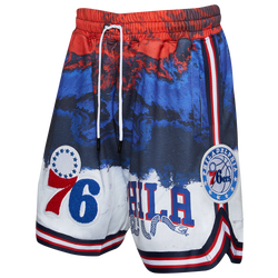 Men's - Pro Standard 76ers RWB Shorts - Blue/Red/White