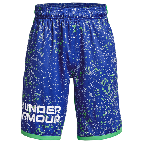 

Boys Under Armour Under Armour Stunt T-Shirt - Boys' Grade School Versa Blue/Extreme Green/White Size L