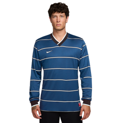 Pour hommes - Nike Haut à manches longues Dri-Fit Énergie - Bleu terrain/Noir cassé