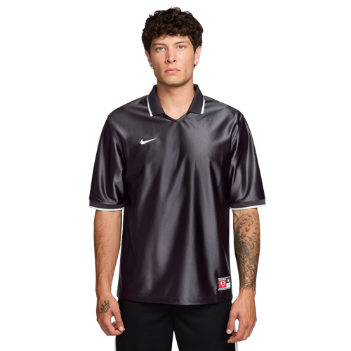 Nike Men's Dri-FIT Energy Short Sleeve Top - Size L - Black/White