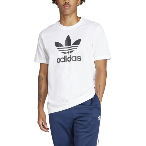 Adidas Adicolor Trefoil Tee White L Mens Originals T Shirts