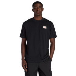 Men's - New Balance Woven Label T-Shirt  - Black/Red/White