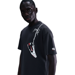 Men's - Nike Lebron M90 T-Shirt  - Off Noir/White