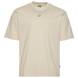 Pour hommes - New Balance T-shirt ton sur ton surdimensionné avec emblème au centre de la poitrine - Lin