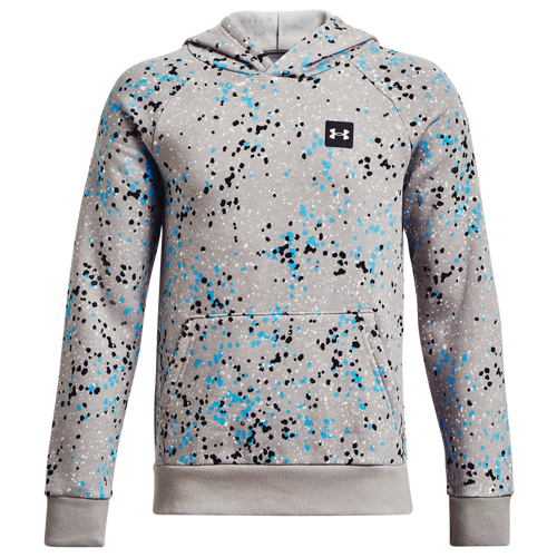 

Boys Under Armour Under Armour Rival Camo Print Pullover Hoodie - Boys' Grade School Tin/Onyx White Size L