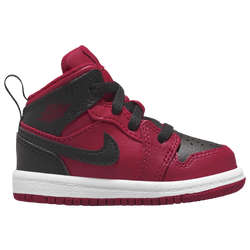 Boys' Toddler - Jordan AJ 1 Mid - Gym Red/Black/White