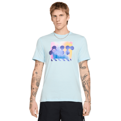 Men's - Nike NSW Cosmic OC T-Shirt  - Blue/White