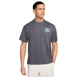 Men's - Nike NSW Blooming M90 OC T-Shirt  - Dark Grey/Pink