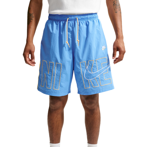 Nike Men's Club Sport Block3 Shorts - Size XS - University Blue/White