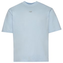 Men's - New Balance Oversized Center Logo T-Shirt  - Blue