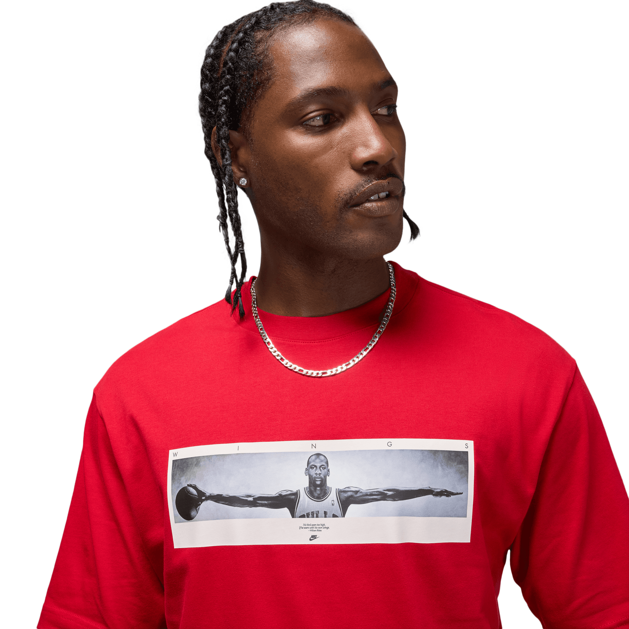 Jordan NC Wings Photo Short Sleeve Crew