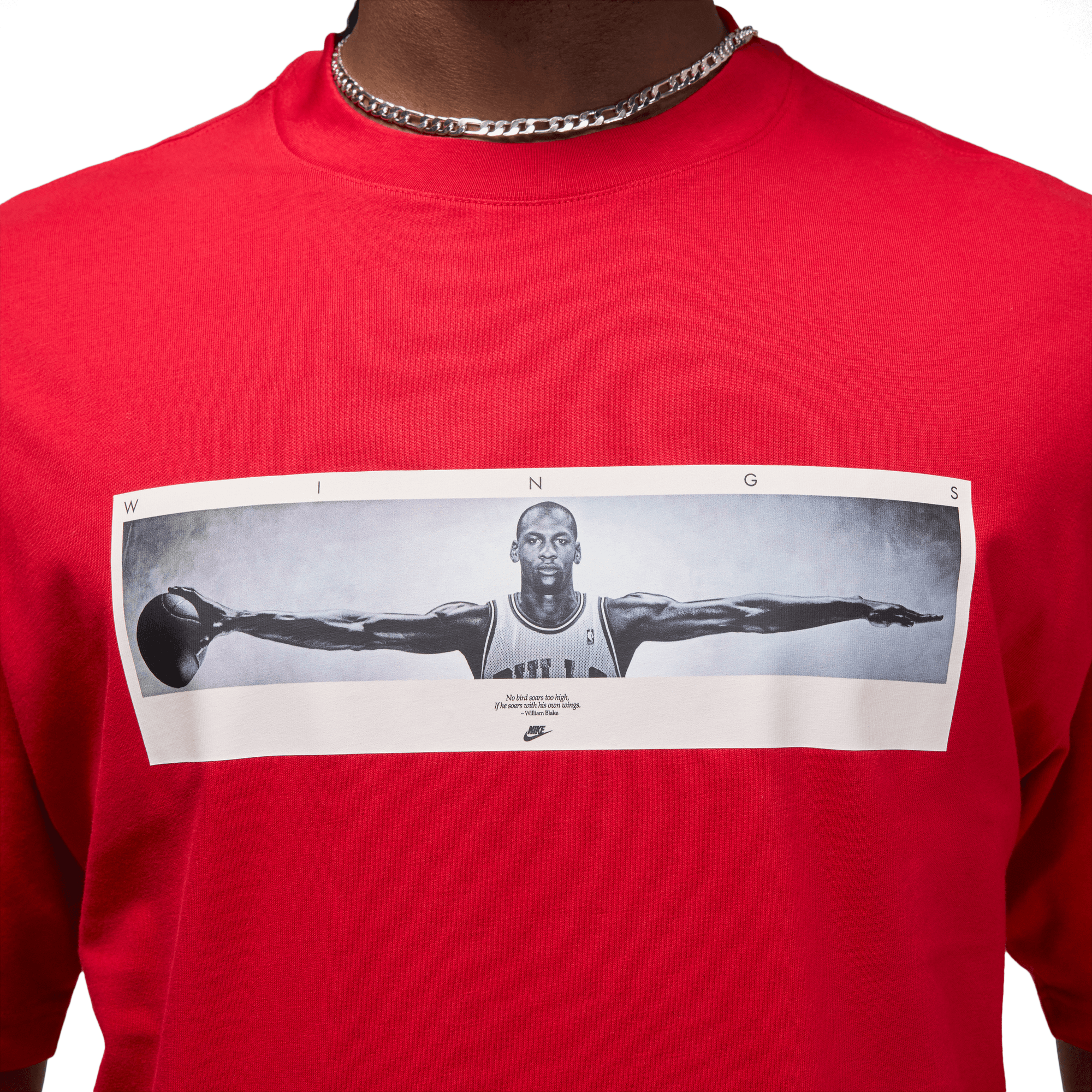 Jordan NC Wings Photo Short Sleeve Crew