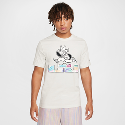 Men's - Nike LBJ T-Shirt-Monopoly  - Summit White/Multi