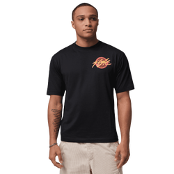 Men's - Jordan Flight Short Sleeve Crew  - Black/Black
