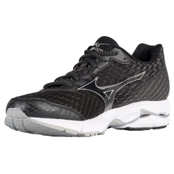 Women's - Mizuno Wave Rider 19 - Black/White/Dark Shadow