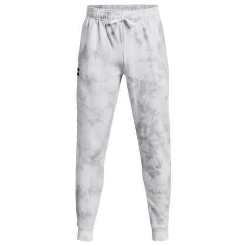 

Under Armour Mens Under Armour Rival Fleece Dye Jogger - Mens White/White Size M