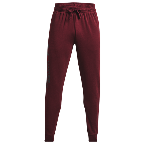 

Under Armour Mens Under Armour Rival Fleece Watermark Joggers - Mens Red/White Size S