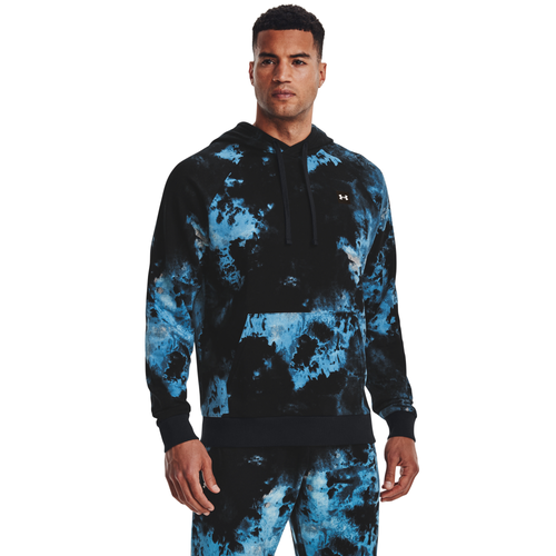 

Under Armour Mens Under Armour Rival Fleece Hyper Dye Hoodie - Mens Blue/White Size XL