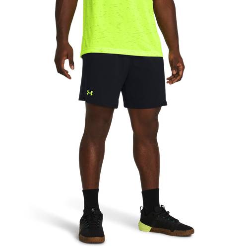 

Under Armour Mens Under Armour Vanish Woven 6" Shorts - Mens Black/ High Vis Yellow Size 3XL