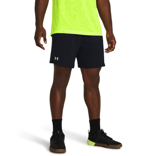 

Under Armour Mens Under Armour Vanish Woven 6" Shorts - Mens Black/ High Vis Yellow Size L