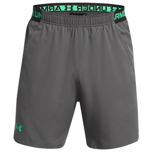 

Under Armour Mens Under Armour Vanish Woven 6" Shorts - Mens Castlerock/ Vapor Green Size S