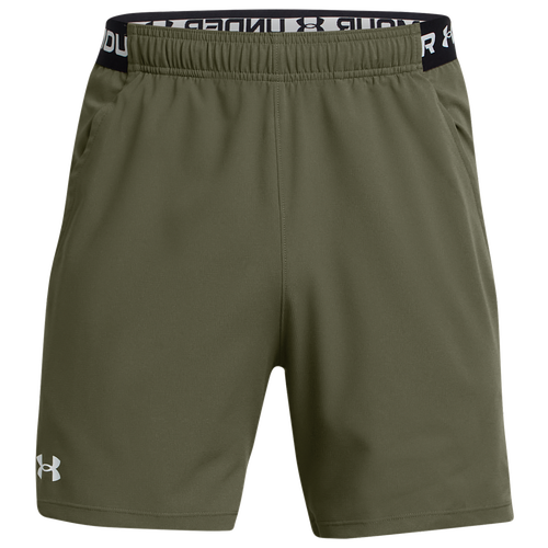 

Under Armour Mens Under Armour Vanish Woven 6" Shorts - Mens White/Marine Od Green Size XS