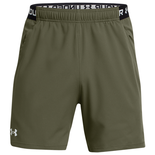 

Under Armour Mens Under Armour Vanish Woven 6" Shorts - Mens White/Marine Od Green Size XL