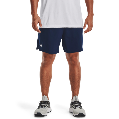 

Under Armour Mens Under Armour Vanish Woven 6" Shorts - Mens White/Academy Navy Size M