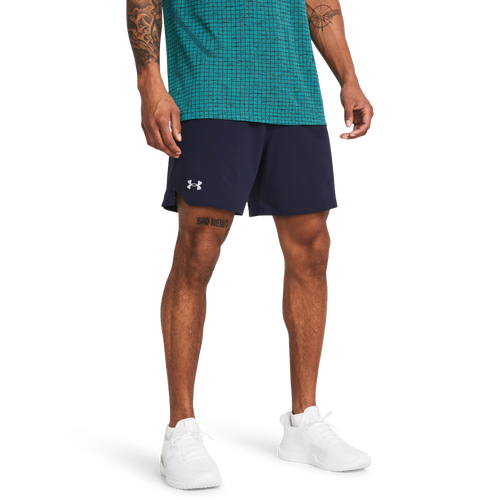 

Under Armour Mens Under Armour Vanish Woven 6" Shorts - Mens Midnight Navy/Mod Grey Size XXL