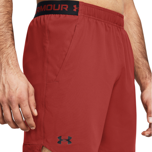 

Under Armour Mens Under Armour Vanish Woven 6" Shorts - Mens Earthen Orange/Black Size XS