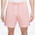 Nike Club Flow Shorts  - Men's Pink Bloom/White/White