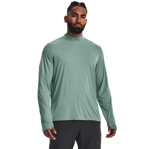 

Under Armour Mens Under Armour Terrain Mock Long Sleeve - Mens Fresco Green/Reflective Size M