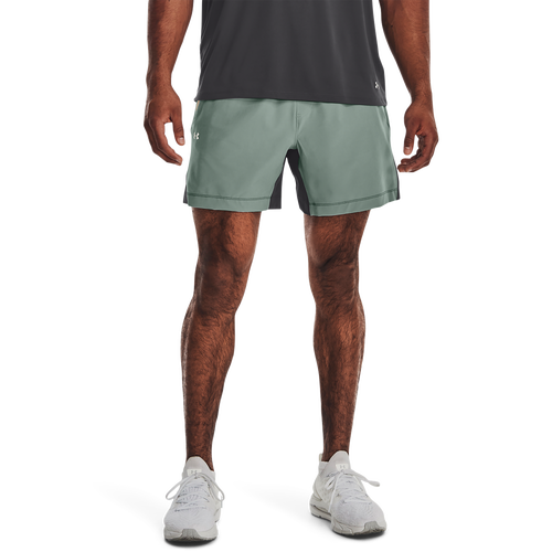 

Under Armour Mens Under Armour Terrain Woven Shorts - Mens Opal Green/Jet Gray/Reflective Size L